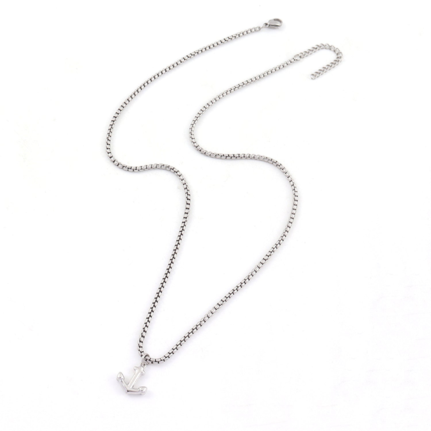 Halskette Anker Gold Damen Herren Edelstahl wasserfest hypoallergen Kette modern Karma