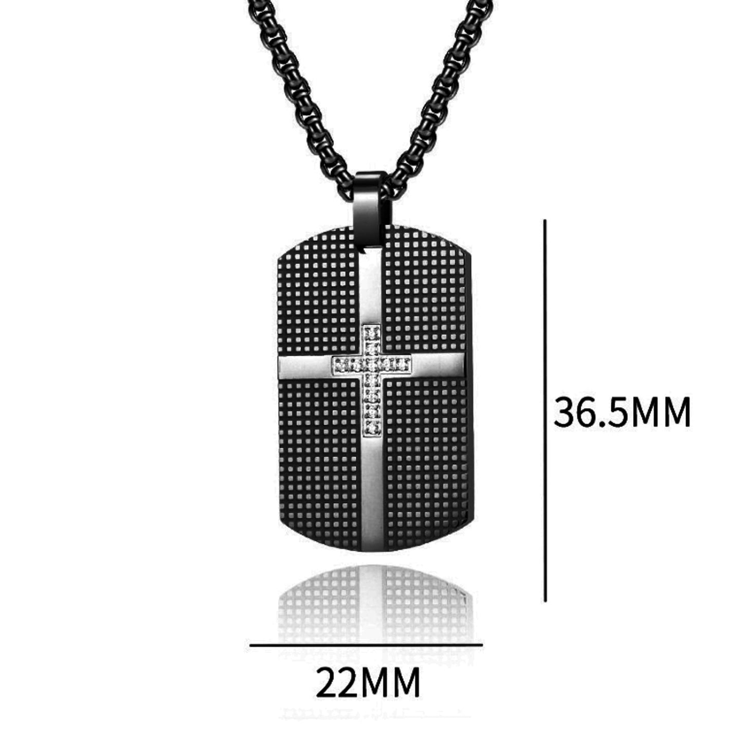 Halskette Edelstahl 60 cm Schwarz Herren Edelstahlkette wasserfest hypoallergen Karma