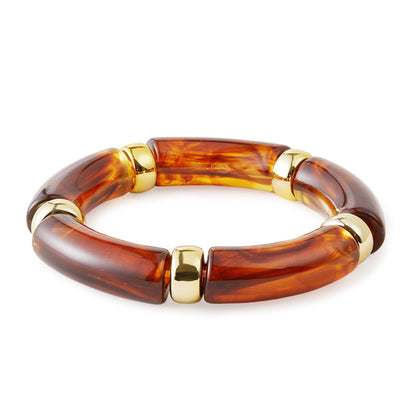 Armband Acryl Leo Bernstein vers. Farben modern dehnbar KARMA