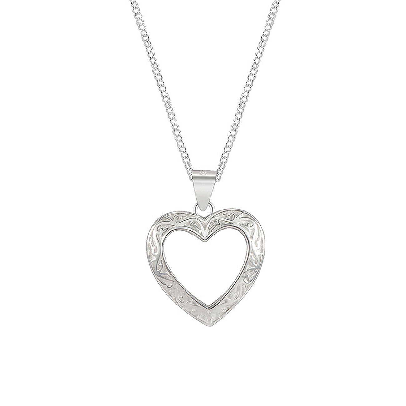 Halskette mit Herzanhänger Silber 925 KARMA