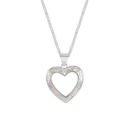 Halskette mit Herzanhänger Silber 925 KARMA