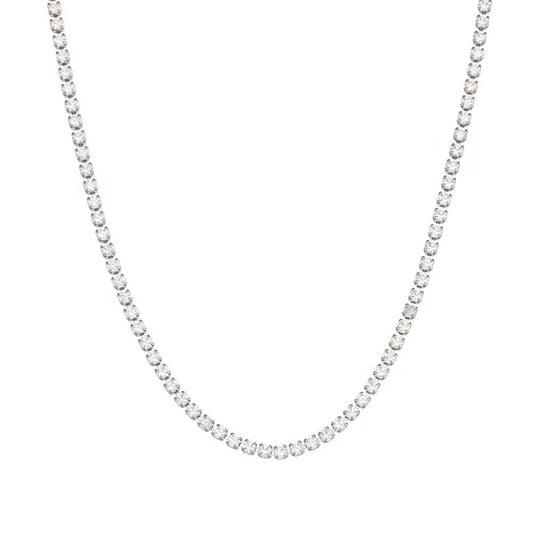 Damenkette mit Kristallen Silber 925 KARMA