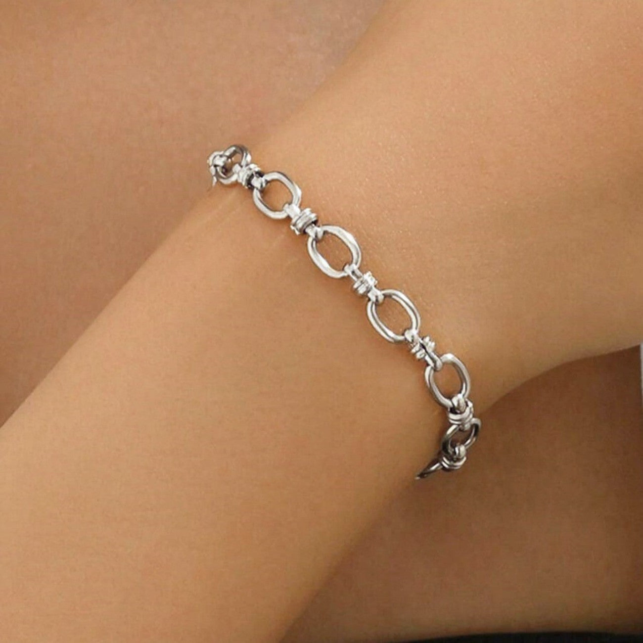 Gliederarmband Damen Silber oder Gold KARMA