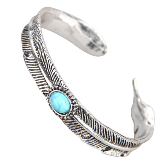 Damen Armreif Altsiler Boho Stil KARMA