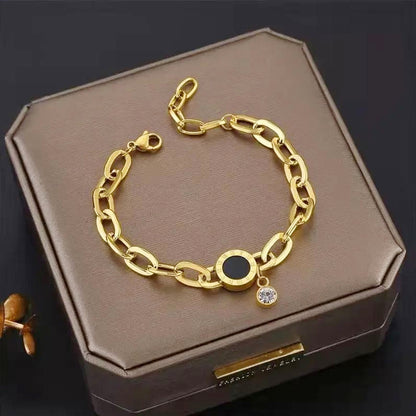 Schmuckset Gold Armband und Ohrringe Karma