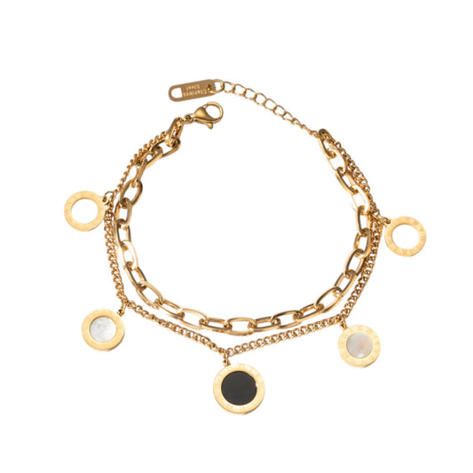 Armband mit Charms Silber oder Silber KARMA