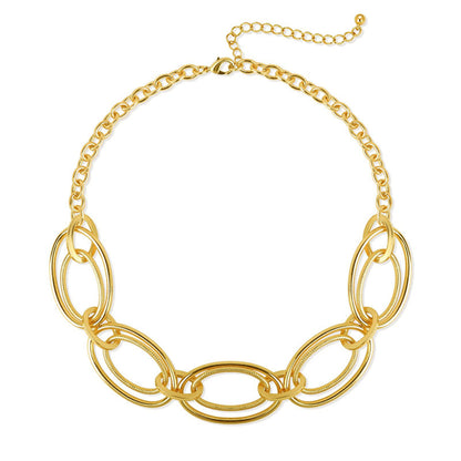 Halskette Gliederkette groß gold KARMA