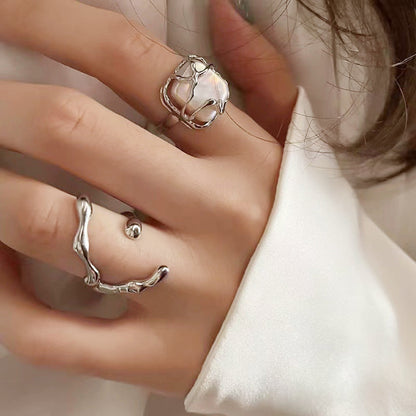 Ring Set Silber oder Gold KARMA