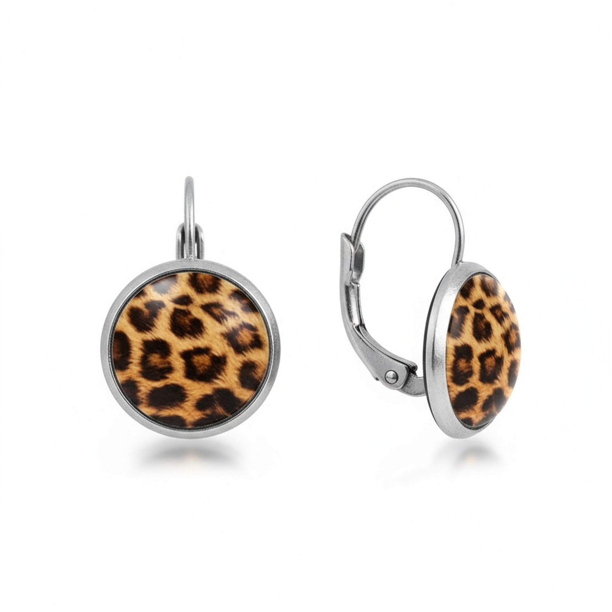 Ohrringe Leo rund Damen 2 cm modern Damenohrringe KARMA