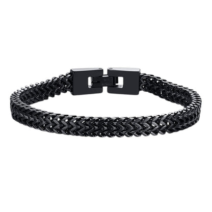 Armband Herren Edelstahl Gold, Silber, Schwarz od. Grau KARMA