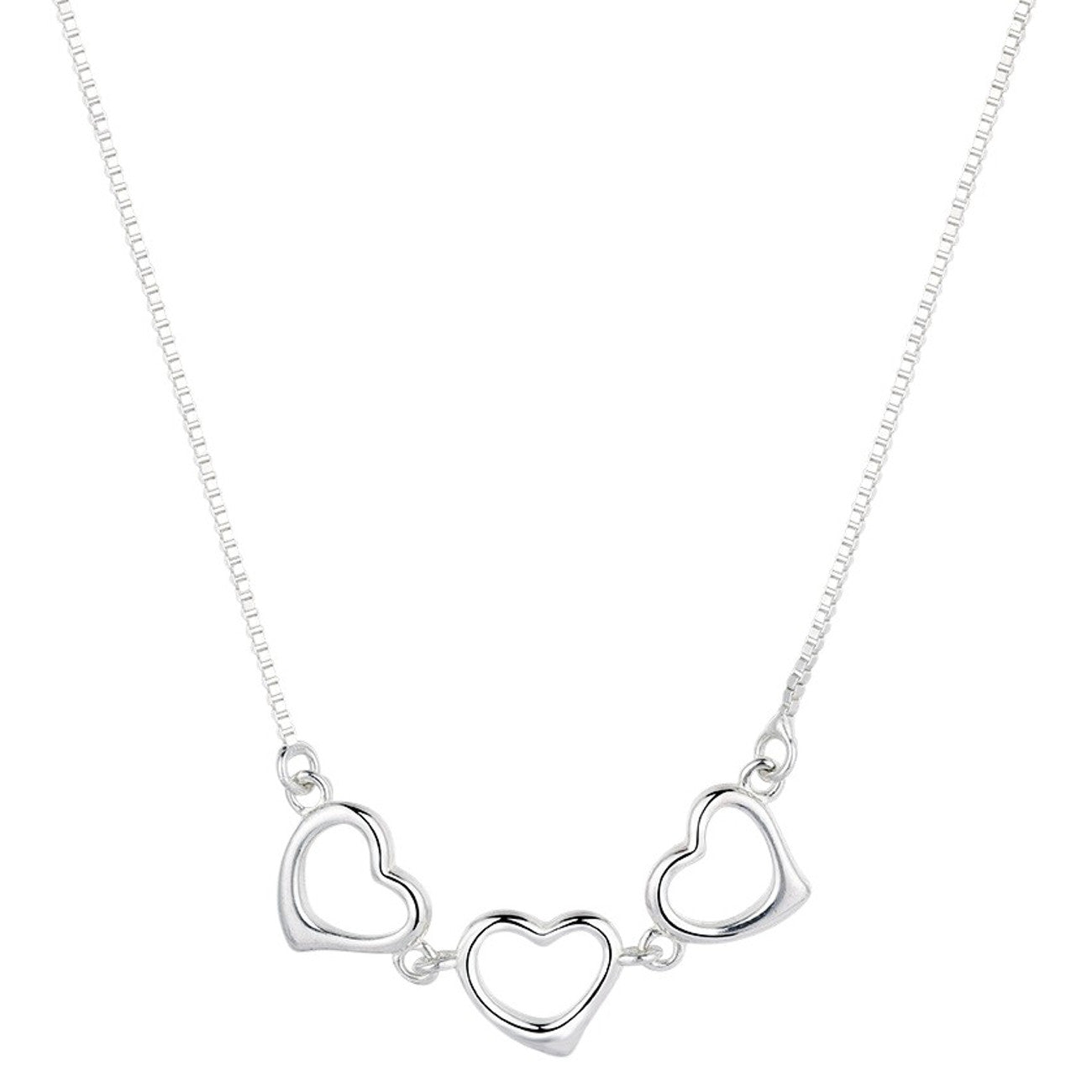 Halskette Silber 925 Herzen KARMA