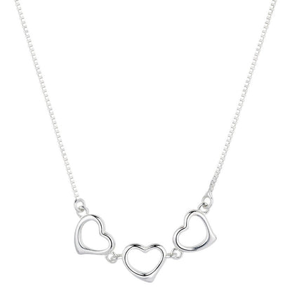 Halskette Silber 925 Herzen KARMA