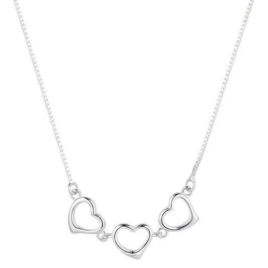 Halskette Silber 925 Herzen KARMA