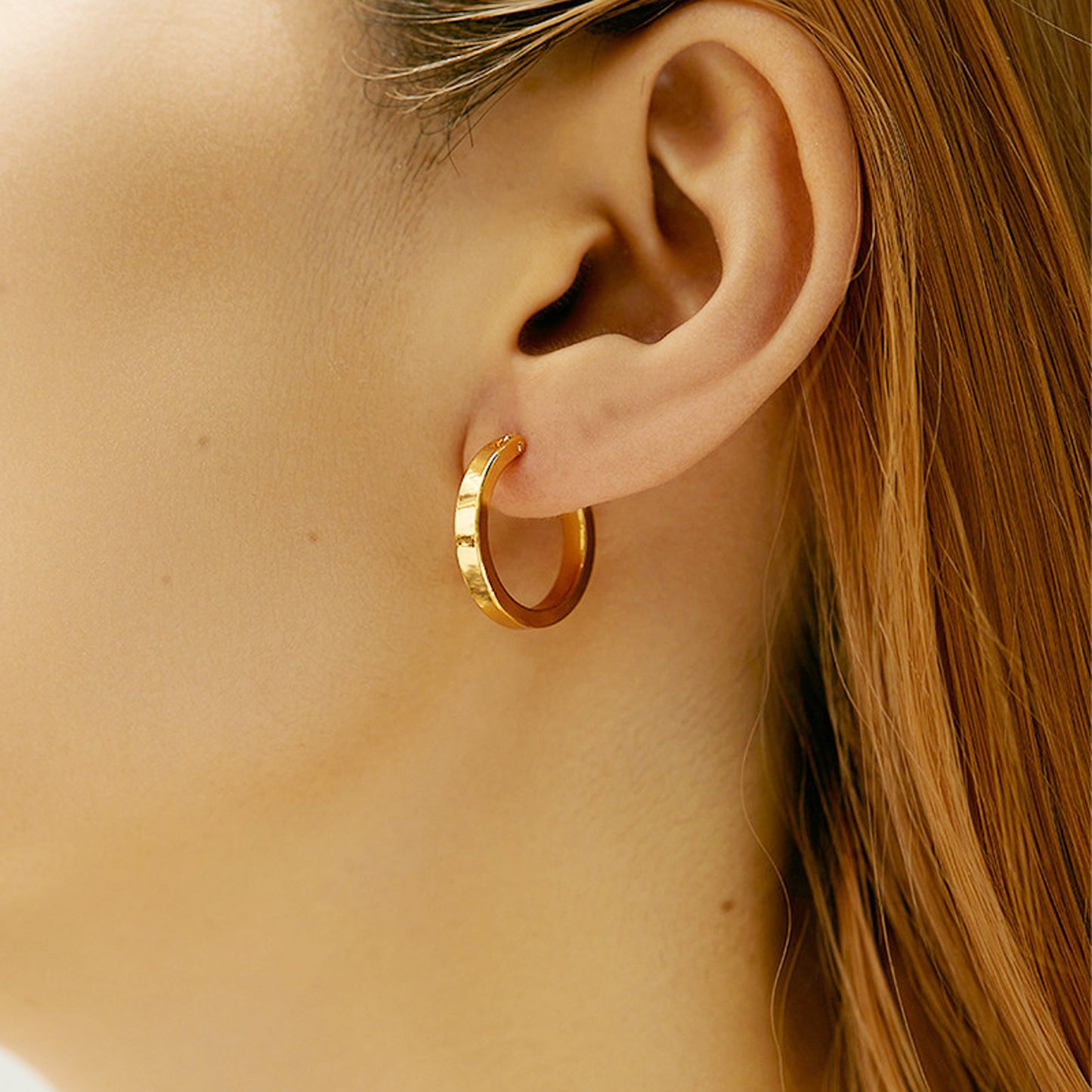 Creolen 3 cm Gold Damen Damenohrringe