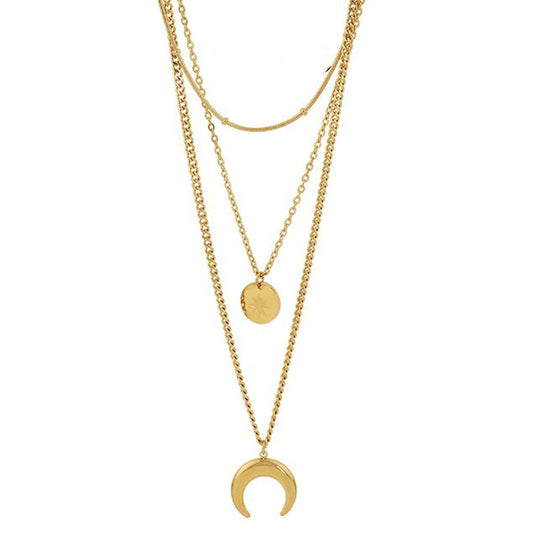 Halskette mehrlagig Gold KARMA