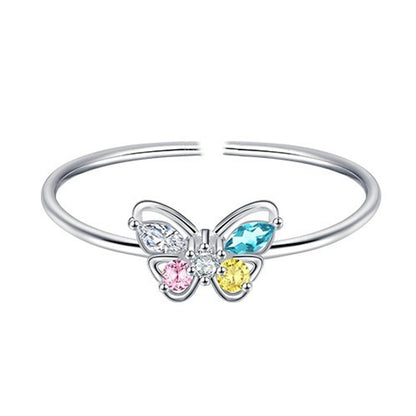 Ring 925 Silber Schmetterling verstellbar KARMA