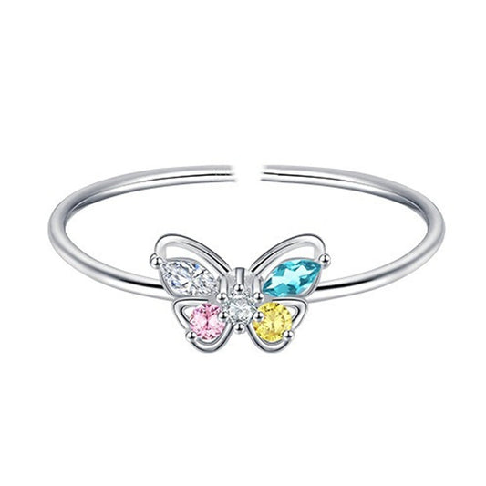 Ring 925 Silber Schmetterling verstellbar KARMA