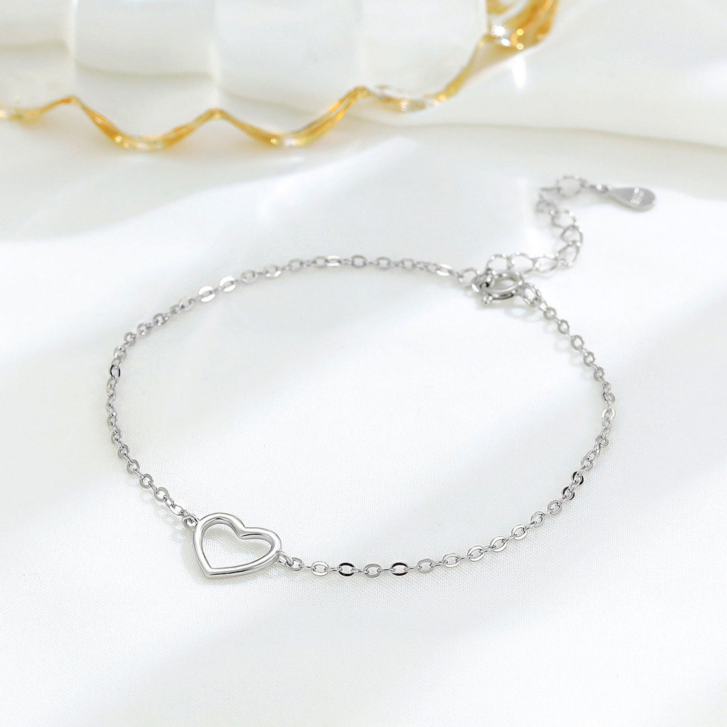 Armband Herz Sister by Hearts Silber925 Schwester Damenarmband mit Geschenkbox Karma