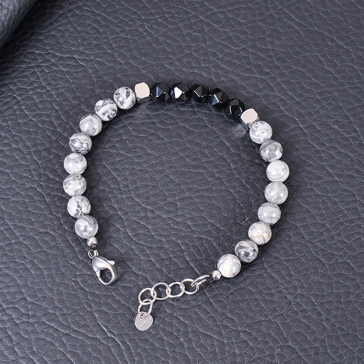 Armband Obsidian Grau Schwarz KARMA