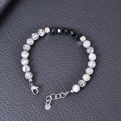 Armband Obsidian Grau Schwarz KARMA