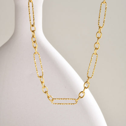 Gliederkette für Damen in Gold aus Edelstahl KARMA