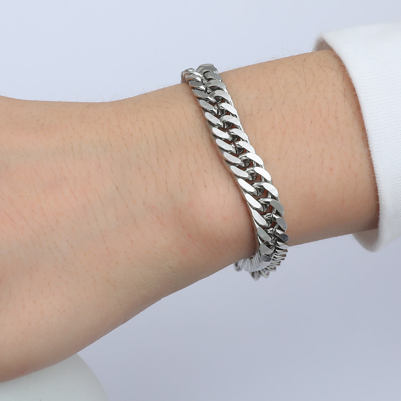 Schmuckset Herren Panzerkette und Armband KARMA
