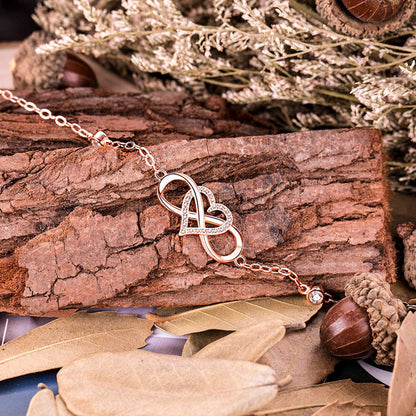 Damenarmband Silber 925 Rose vergoldet KARMA