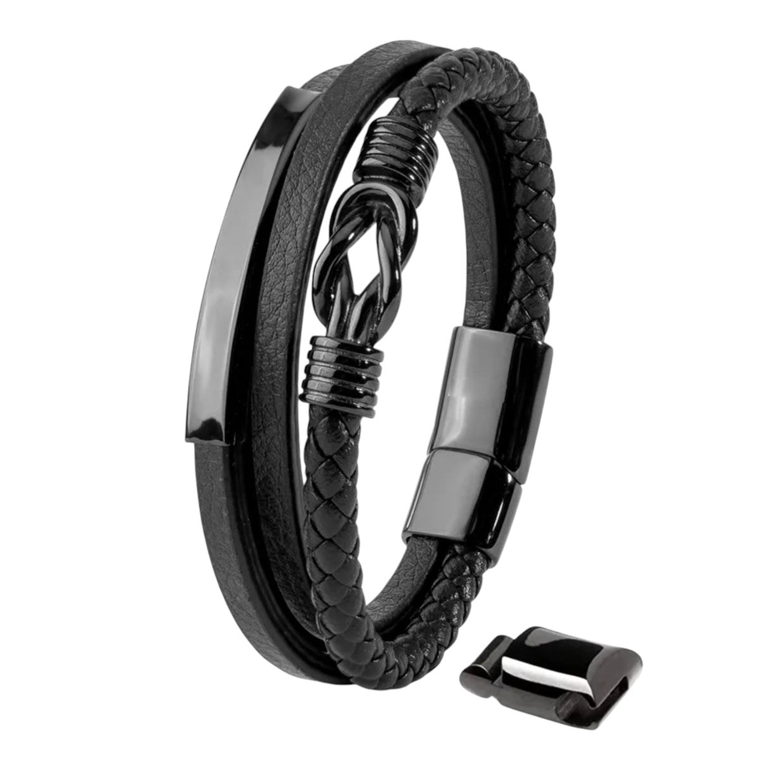 Herrenarmband Schwarz verschiedene Ausführungen KARMA