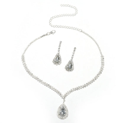 Schmuckset Silber Edelstahl Kristalle KARMA