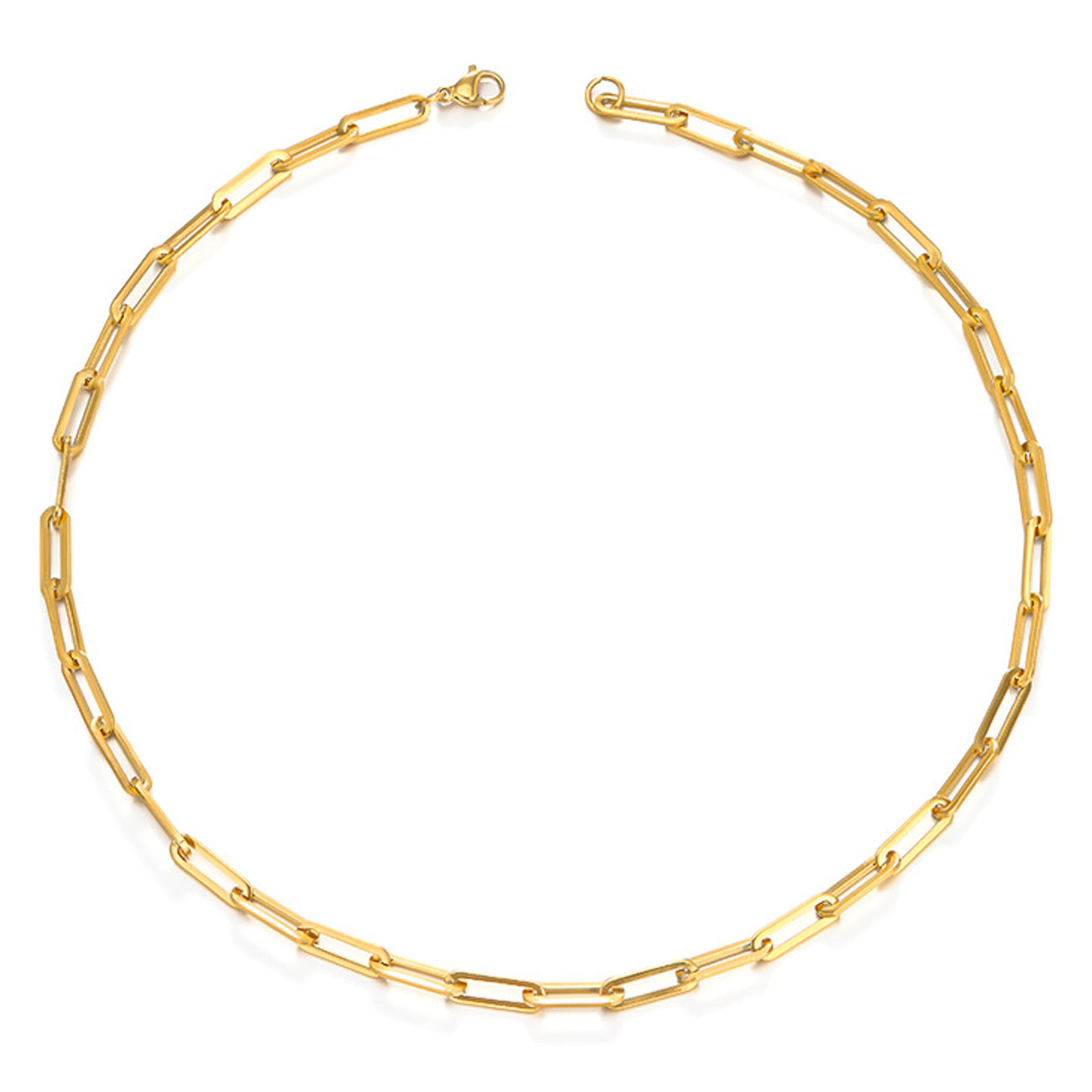 Halskette Edelstahl Gold Gliederkette KARMA