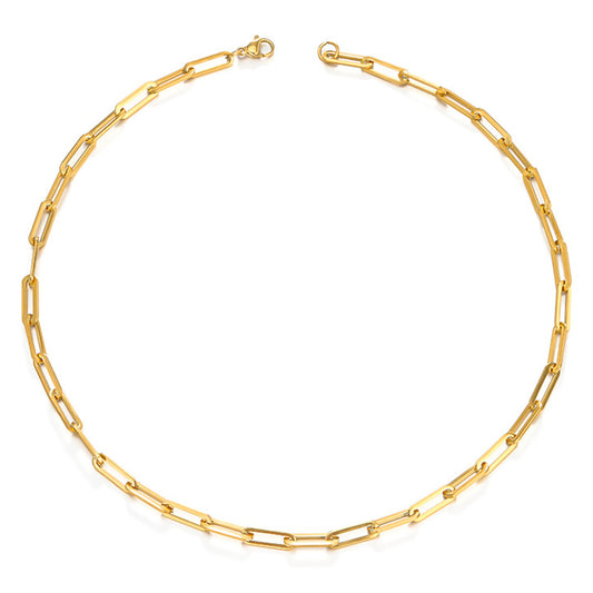 Halskette Edelstahl Gold Gliederkette KARMA