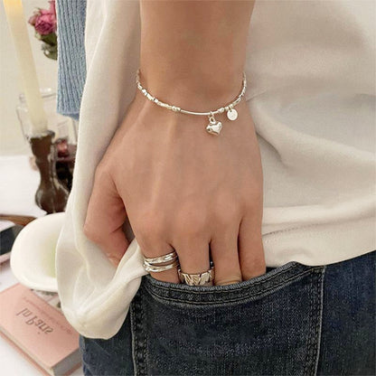 Damenarmband mit Herz aus Silber 925 KARMA