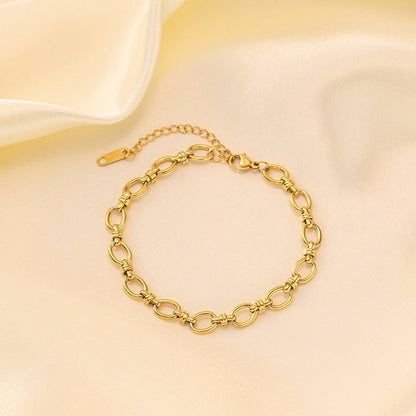 Gliederarmband Damen Silber oder Gold KARMA