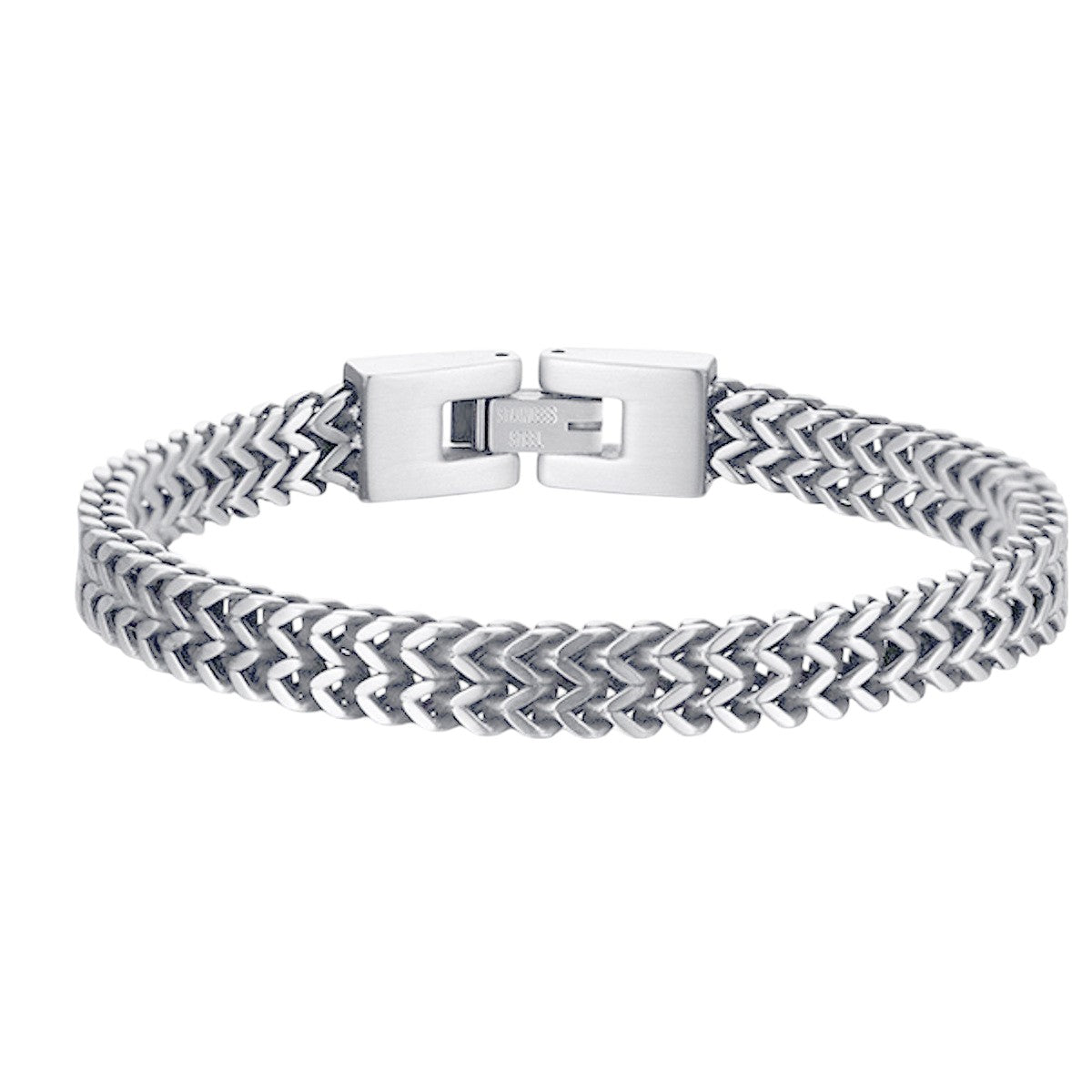 Armband Herren Edelstahl Gold, Silber, Schwarz od. Grau KARMA