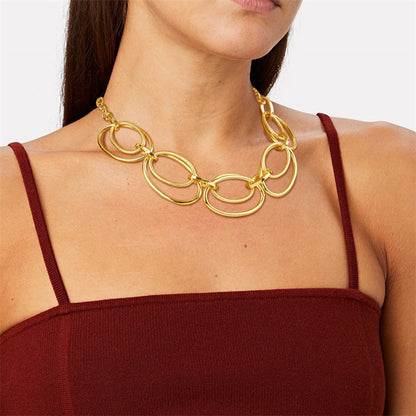 Halskette Gliederkette groß gold KARMA