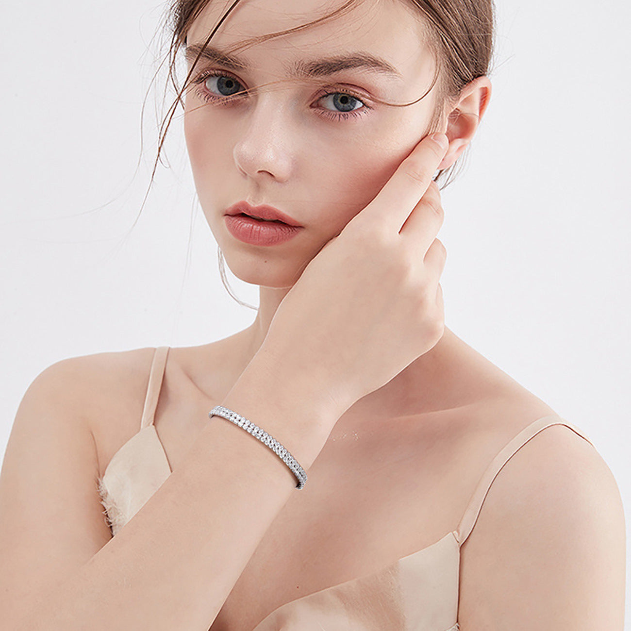 Damenarmband Silber 925 mit Zirkonia KARMA