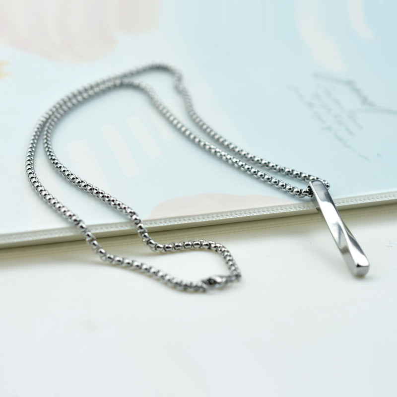 Halskette Silber mit Anhänger KARMA