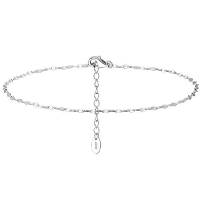 Fußkettchen Silber 925 Damen Fußkette KARMA