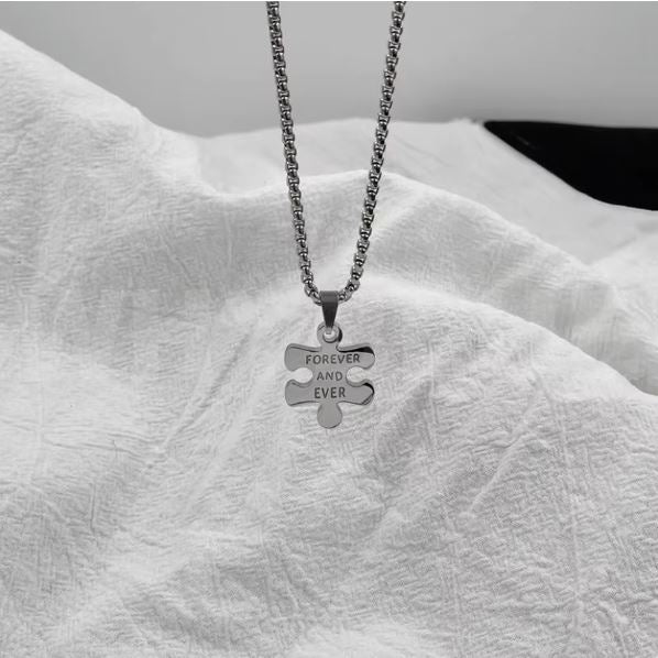 Partnerketten Herz Puzzle silber KARMA