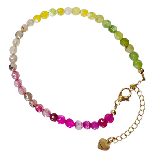 Armband Achat bunt KARMA