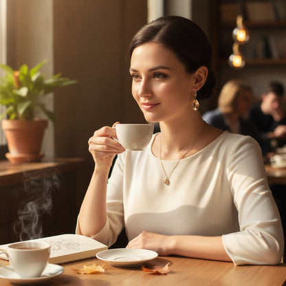 Ohrhänger Kristall Champagner Damen Ohrringe Ohrschmuck