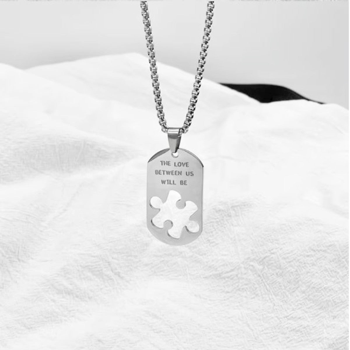 Partnerketten Herz Puzzle silber KARMA