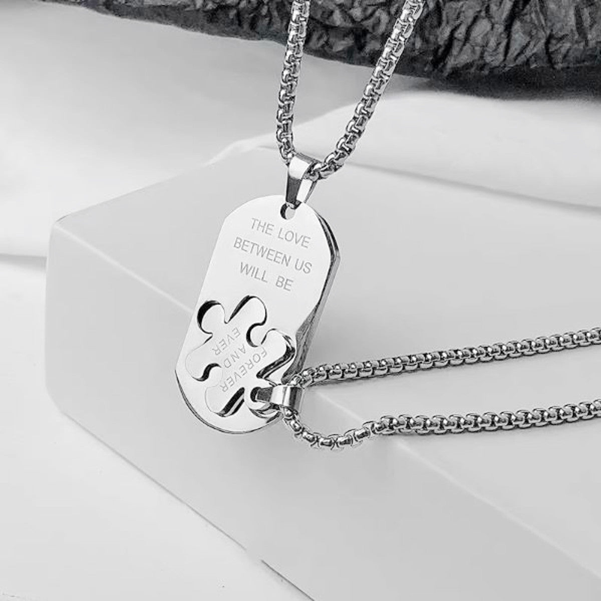 Partnerketten Herz Puzzle silber KARMA