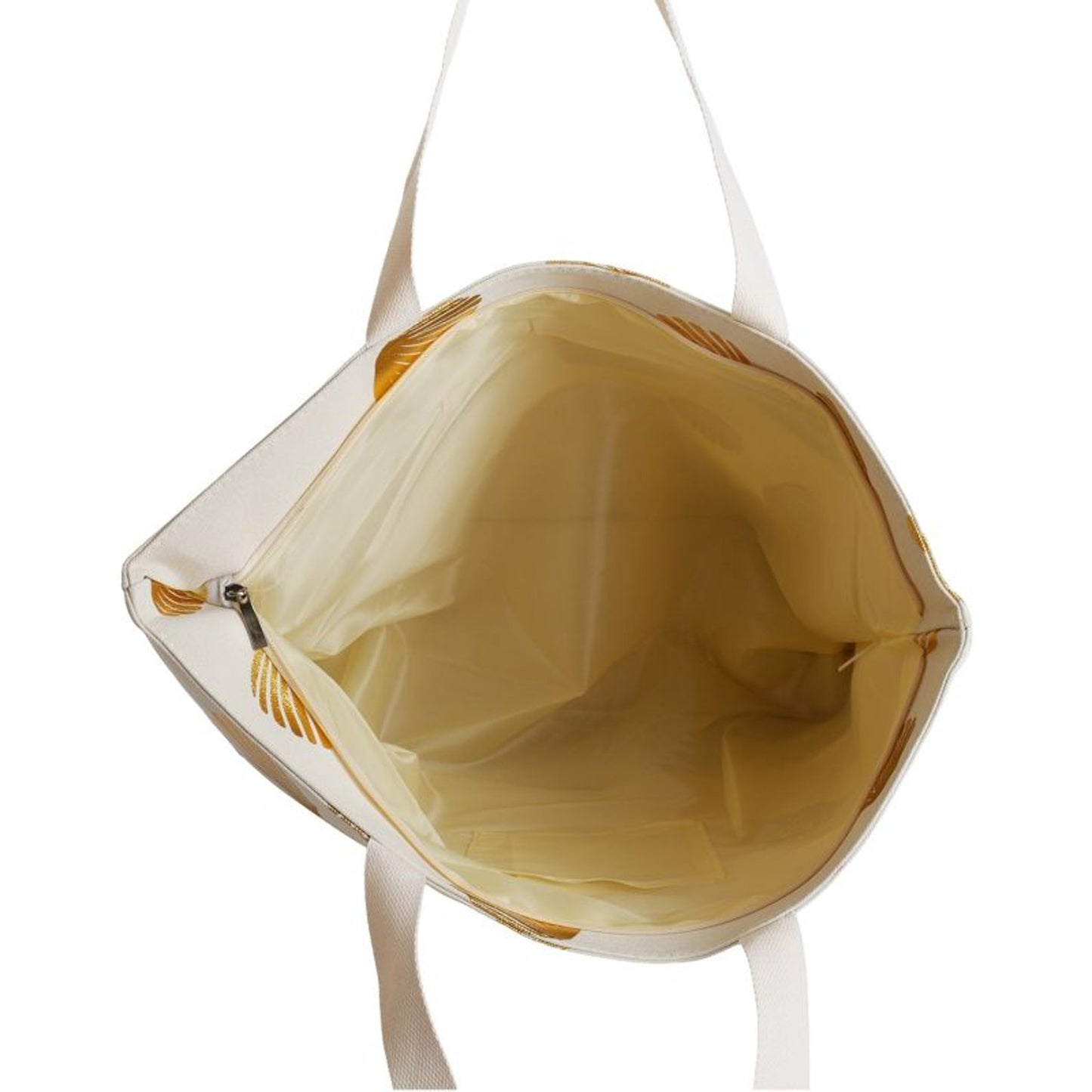 Strandtasche Muscheln Beige Gold 59 cm modern Pooltasche Shopper Sommertasche Karma