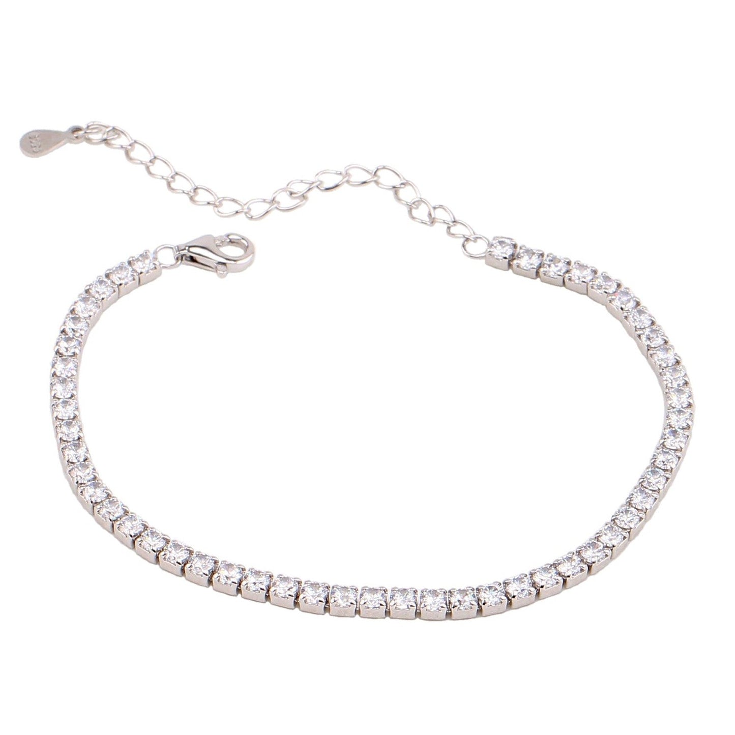Kristall Armband Damen Silber 925 in Gold oder Silber KARMA