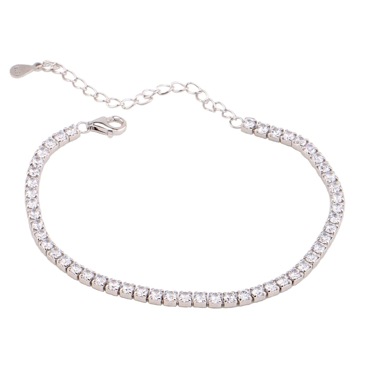 Kristall Armband Damen Silber 925 in Gold oder Silber KARMA