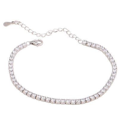 Kristall Armband Damen Silber 925 in Gold oder Silber KARMA