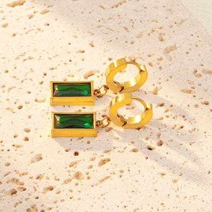 Schmuckset Gold Grün Karma