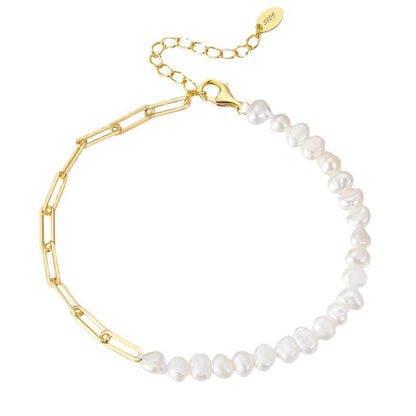 Perlenarmband 925Silber KARMA