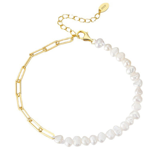 Perlenarmband 925Silber KARMA